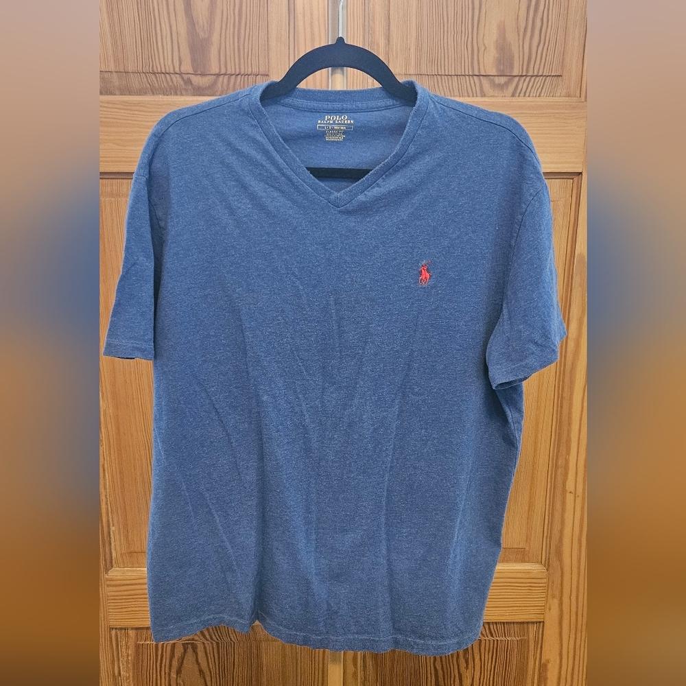 Polo Ralph Lauren Vneck Classic Fit T-shirt Size Large